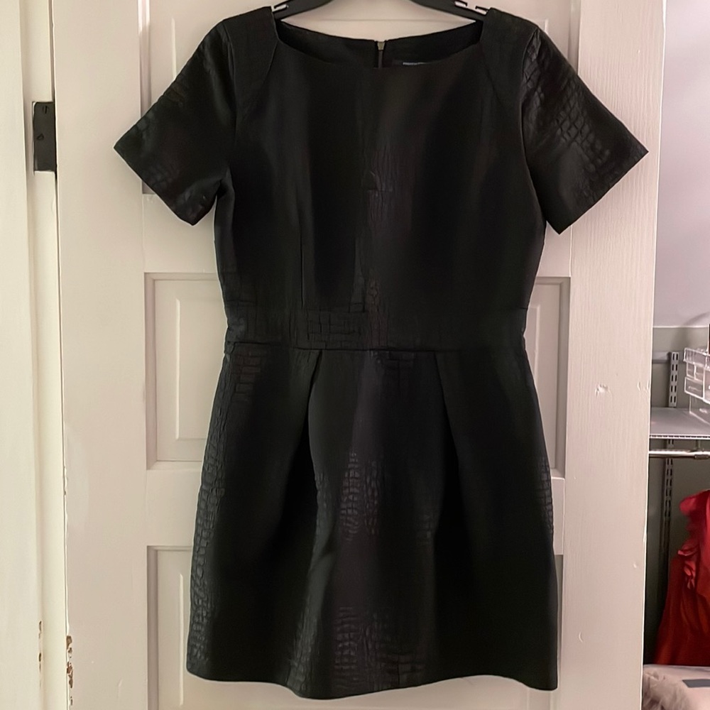 Short-Sleeved Black Dress